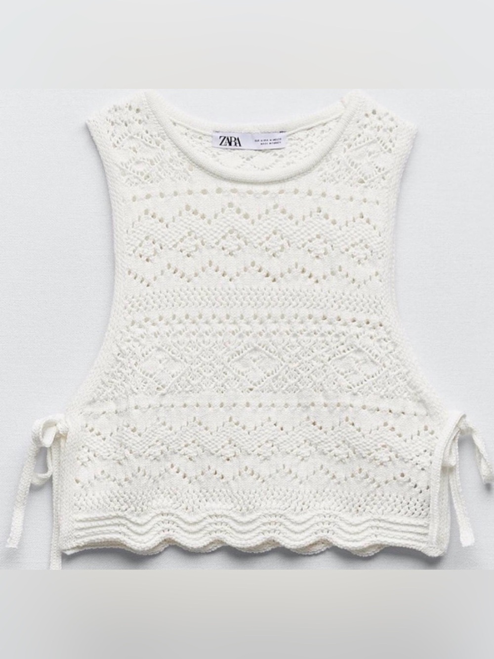 ZARA CROCHET TOP